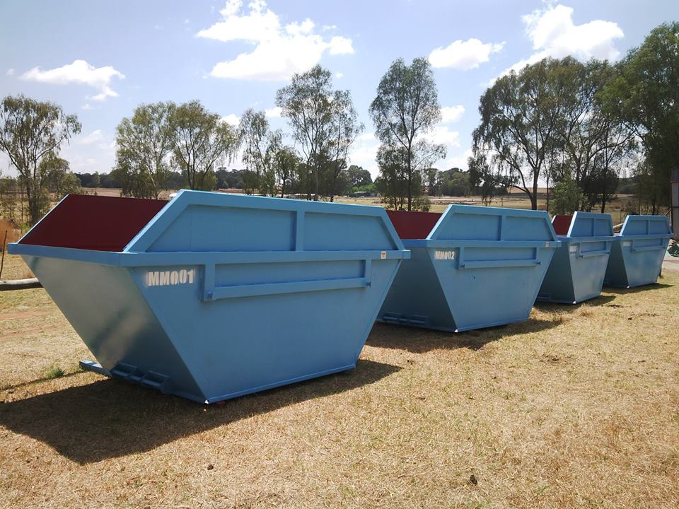 waste recycling skip bin